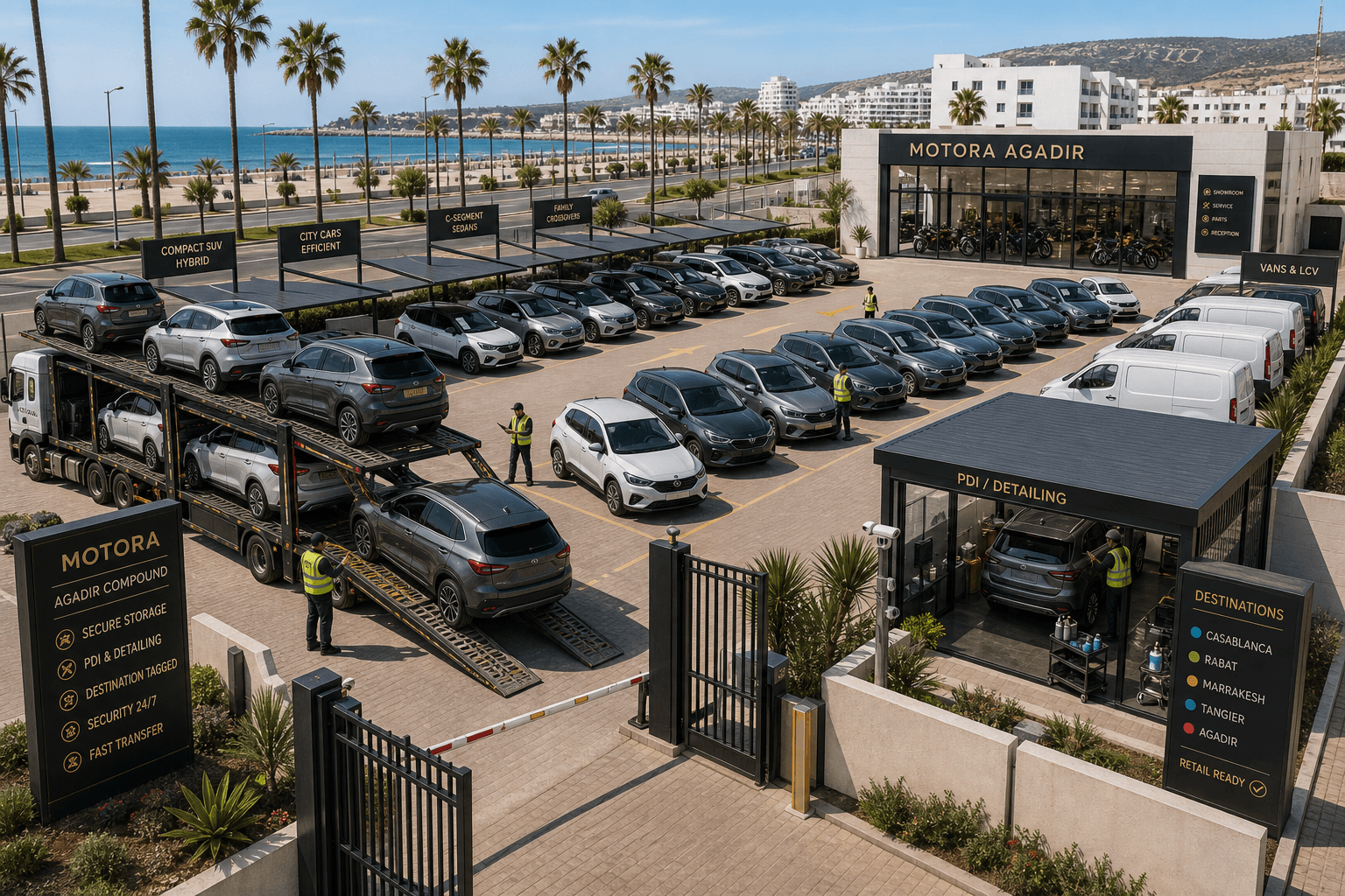 Parc d'Agadir, proche du showroom