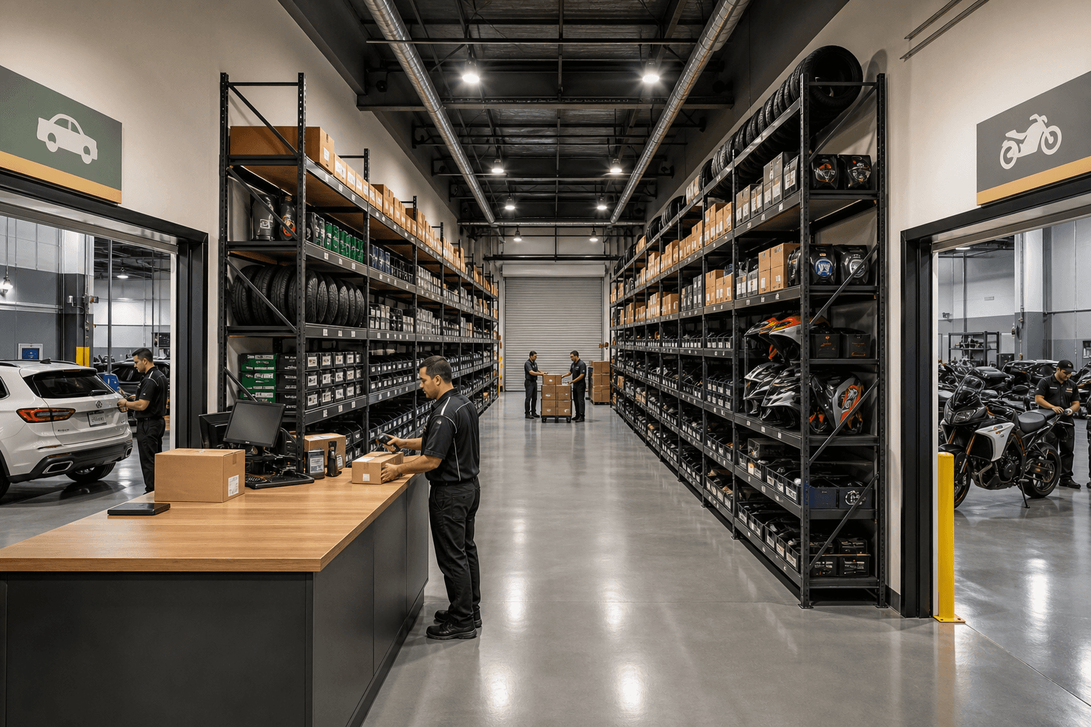 Magasin de pièces d'origine