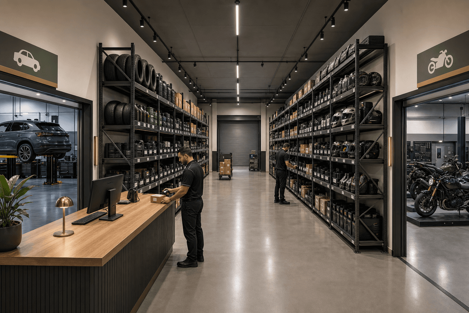 Magasin de pièces d'origine