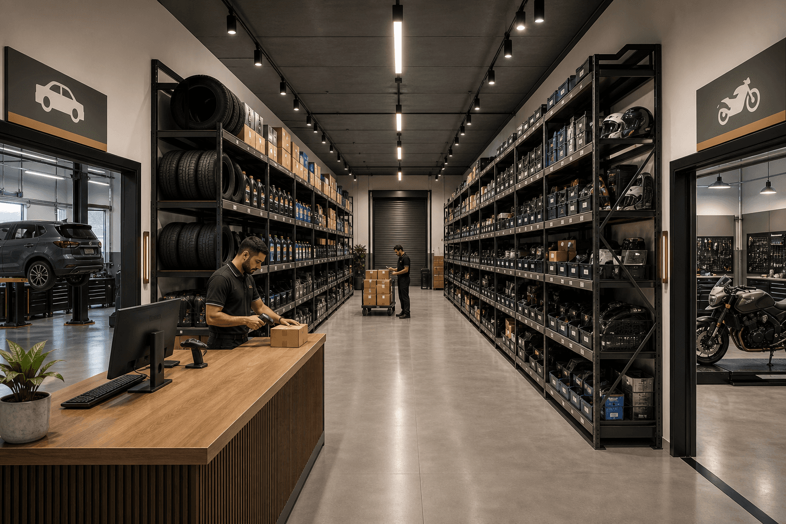 Magasin de pièces d'origine